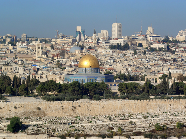 約束の土地の首都「エルサレム」ユダヤ、キリスト、イスラム教の聖地となっている